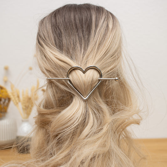 Herzklammer Silber | Hailey